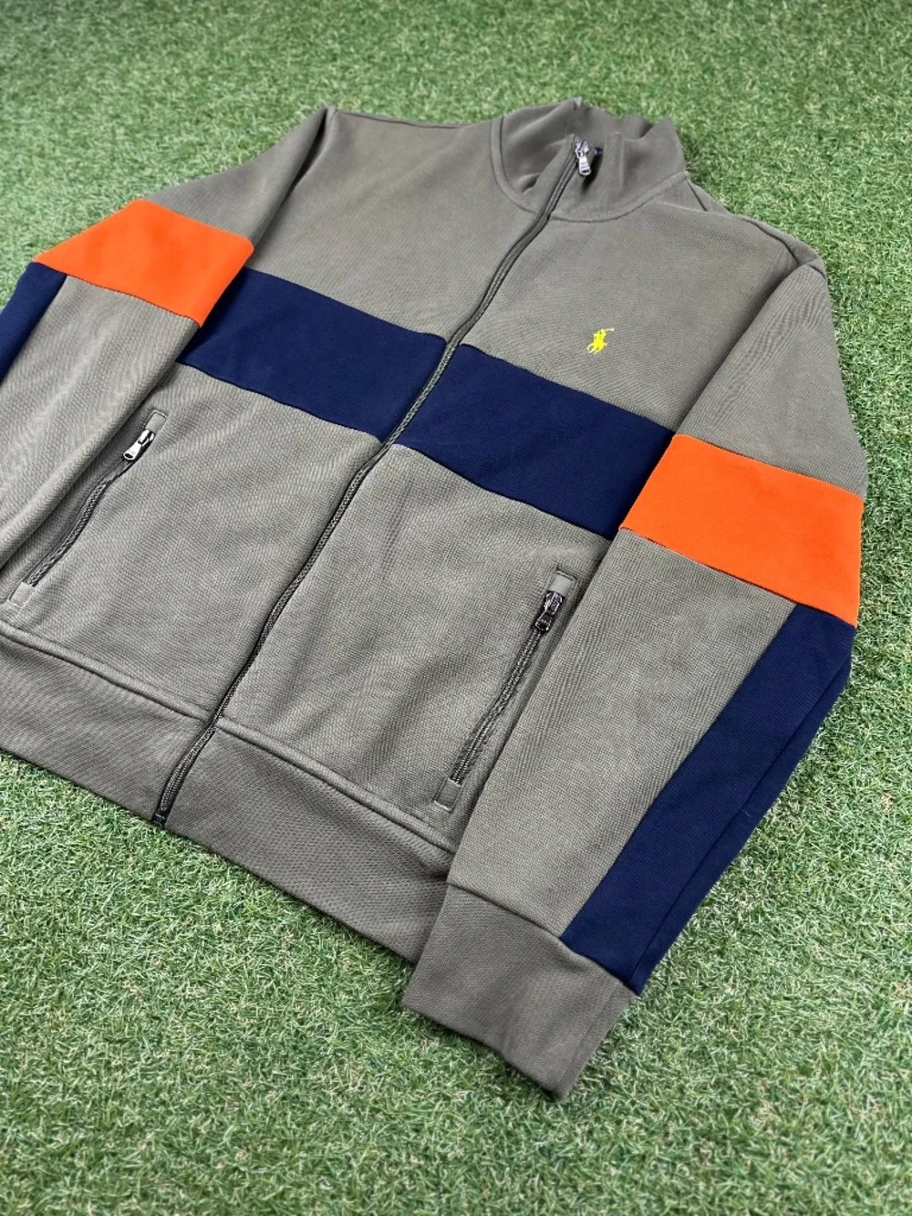 Ralph Lauren knit zip-up track jacket